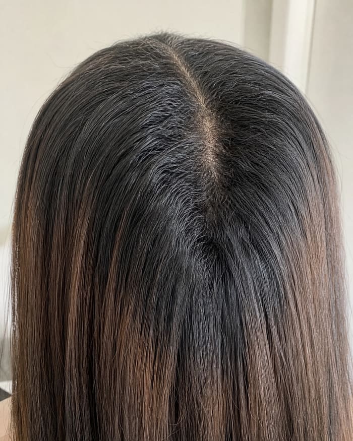 Relaxed and colour-treated hair